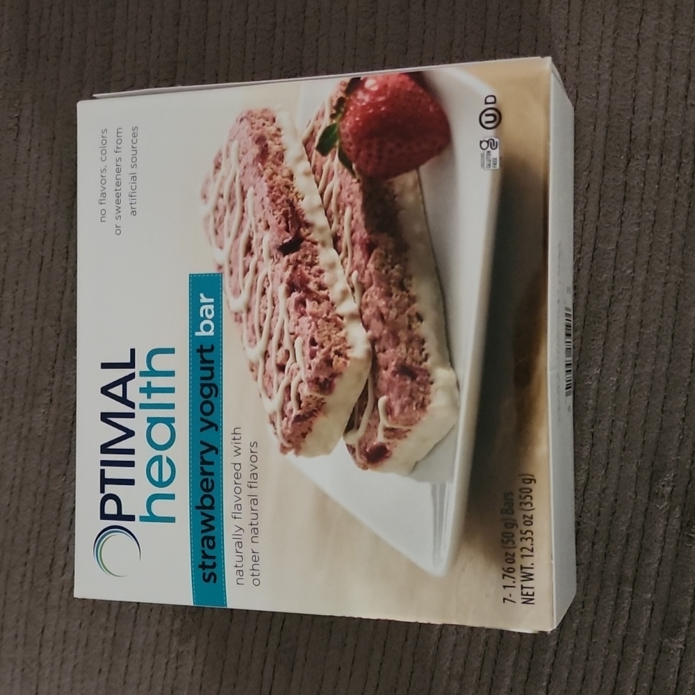 Sold. Optavia Optimal health strawberry yogurt bars